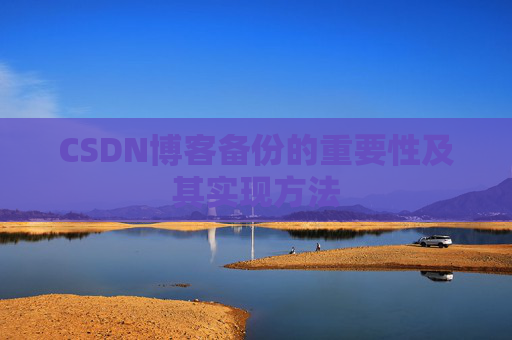 CSDN博客备份的重要性及其实现方法